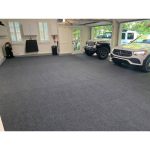 10 ft. x 17 ft. Professional Grade Non Slip Flooring Roll in Gray Rib