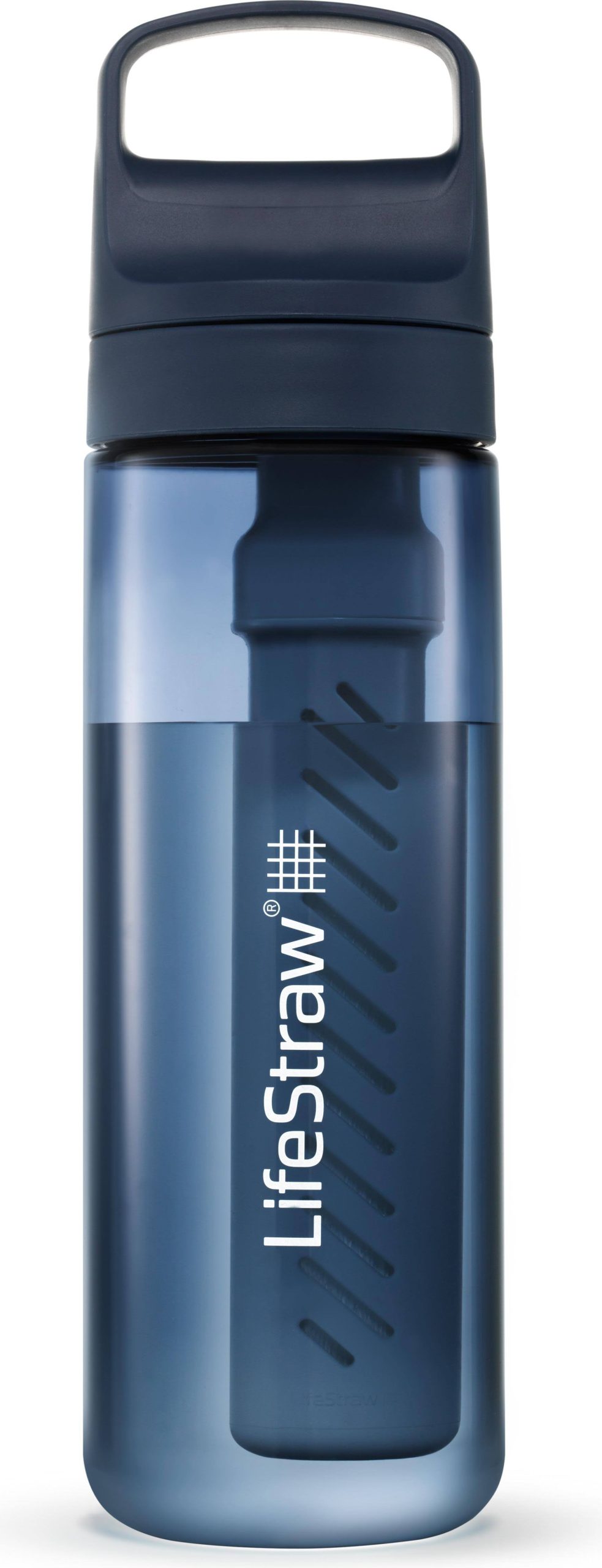 f2e64553e4f8cbbf8c855d82034a2f16c43e2f4092635aab0edf165522c92d8b.jpg LifeStraw Go Water Bottle with Filter 22oz - Aegean Sea - Image 1