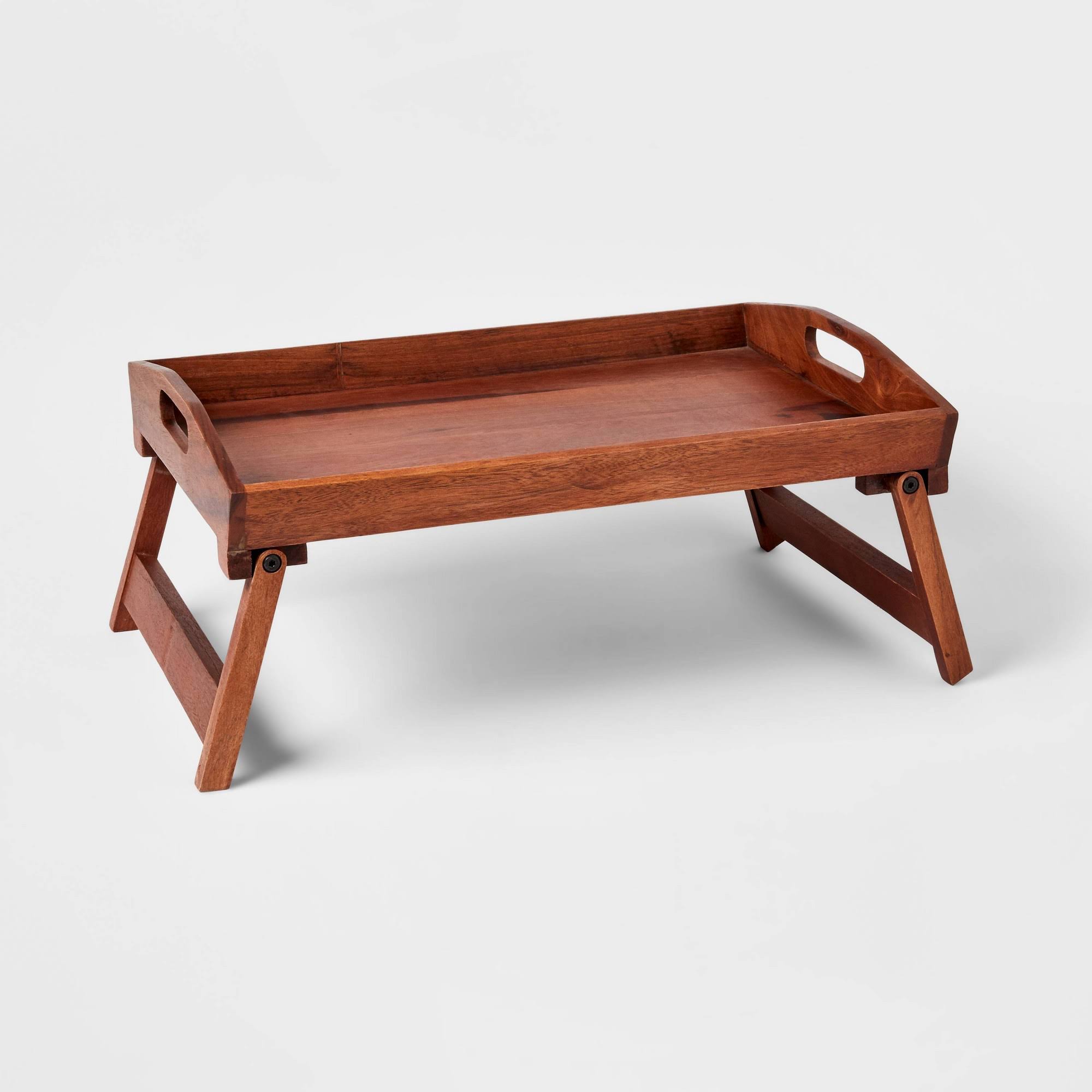 f30348219e8da7e1448bad40e4f843332e6cece98744c74c8ccf1c159d92601c.jpg 22" x 14" Wood Signature Bed Tray - Threshold - Image 1