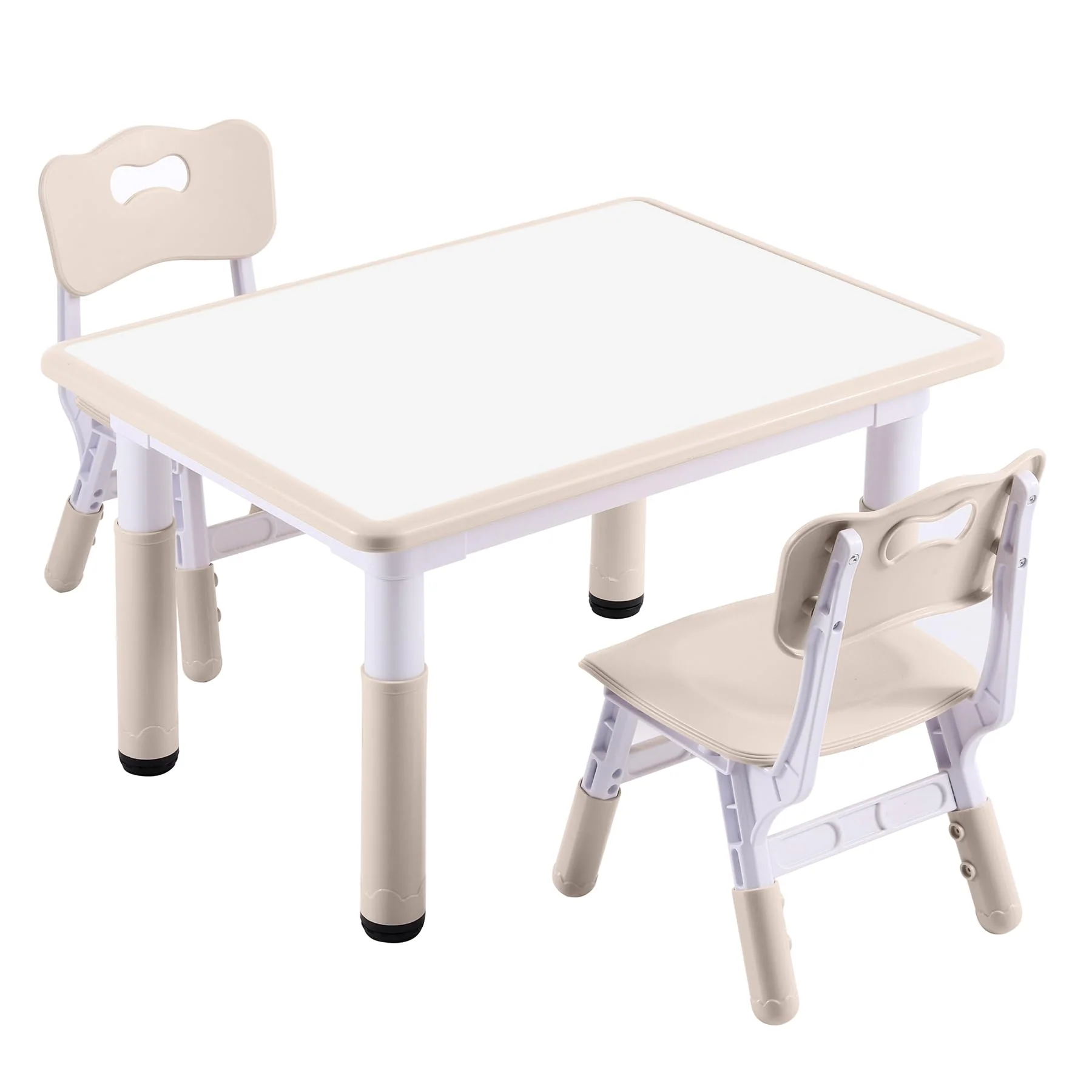 f32d4493f32b6335e5214028845ed3fc64b1db95293c3f4026db7537d3f5a52f.webp DOREROOM Adjustable Toddler Table and Chair Set - Image 1