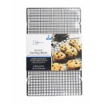 Mainstays Rectangular Nonstick Carbon Steel Cooling Rack - Black - 10 x 16 in