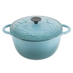 The Pioneer Woman Timeless Beauty Enamel on Cast Iron Dutch Oven - Turquoise - 6 qt