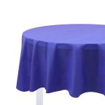 Spritz Round Dark Blue Table Cover | Target