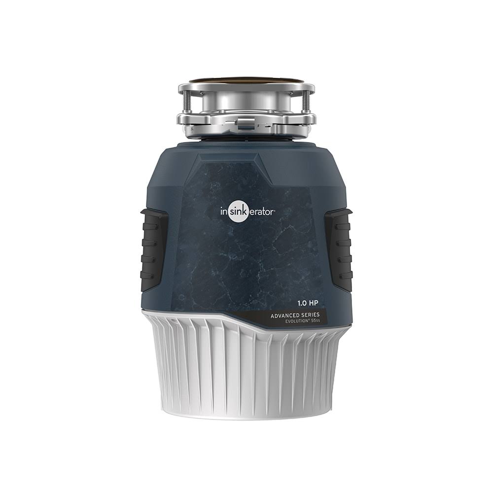 f3806cf56511ac6e0a5ea9bd38e7d4143a20e24f22a6ca841b3311f446eacc70.jpg Insinkerator Advanced Series Non-Corded 1-HP Continuous Feed Noise Insulation Garbage Disposal Rubber in Blue | Evolution 55SS - Image 1