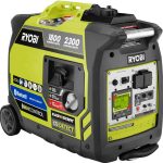 Ryobi 2,300-Watt Recoil Start Bluetooth Super Quiet Gasoline Powered Digital Inverter Generator