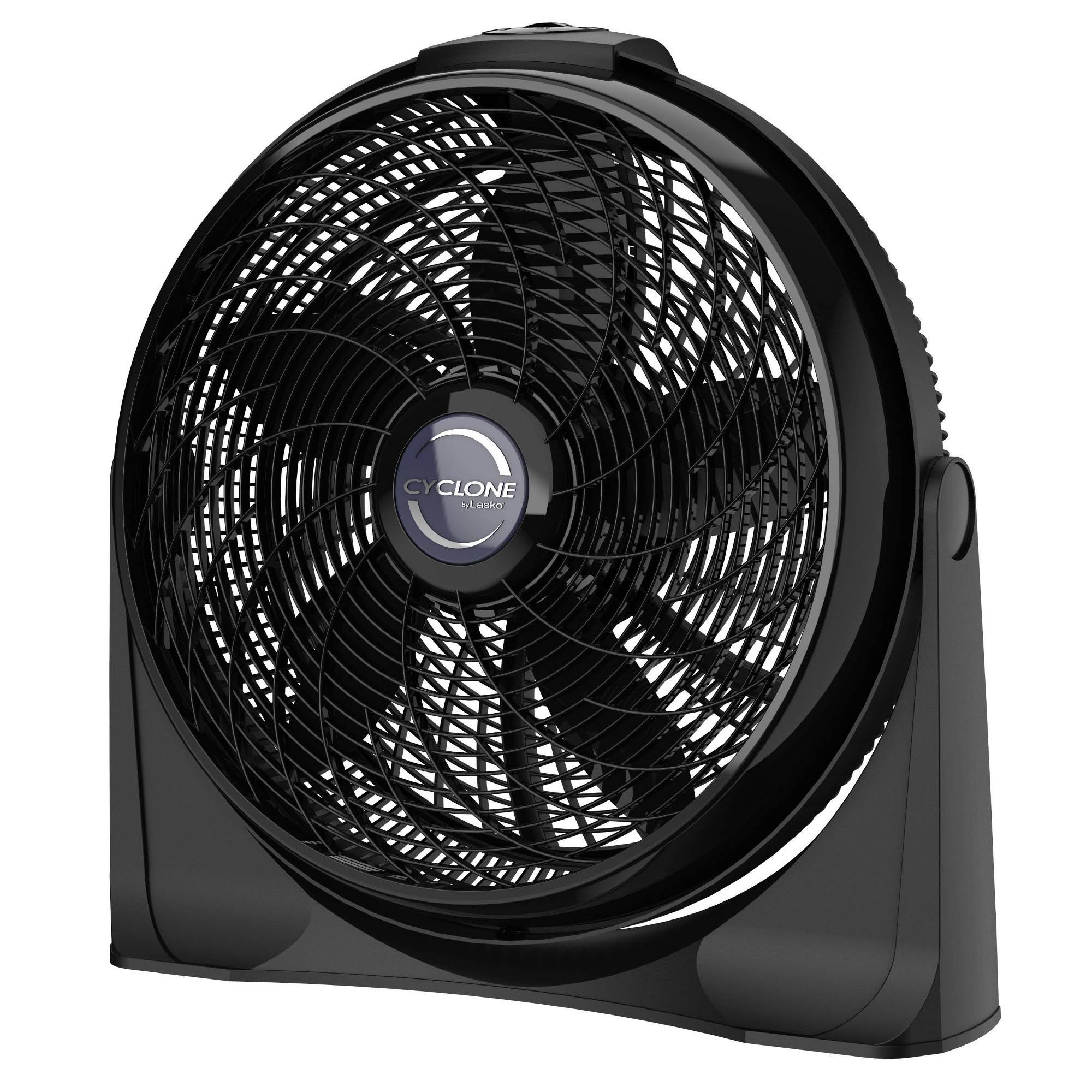 f3e574a937ac45b96627e8582570b3532914d99b7db97af2cfc1810b8ac99549.jpg Lasko - A20515 - Floor Cyclone Fan Without Remote 20 in - Black - Image 1