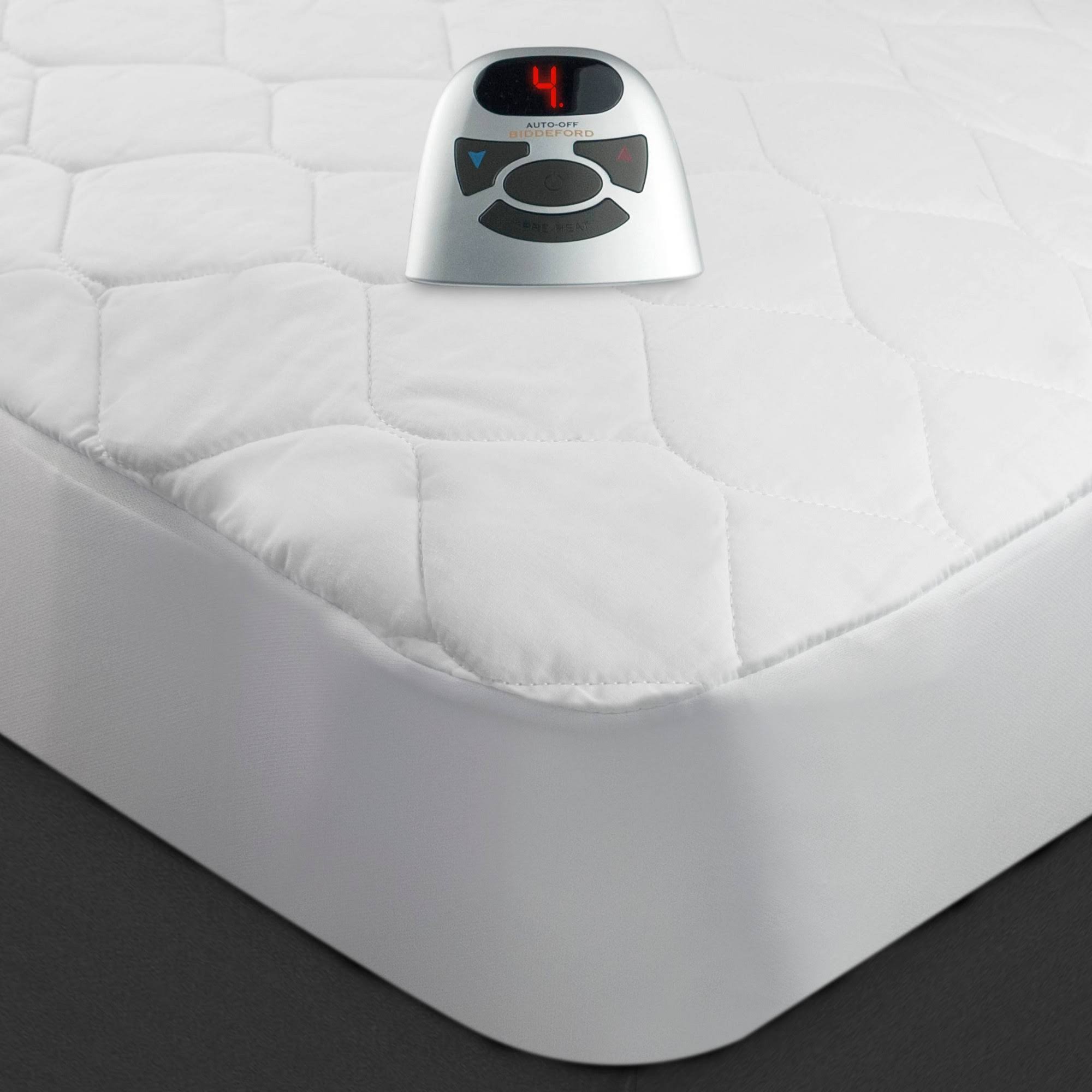 f42b89c1f7cf2a48b91ae8c74a49ed62e7211a4e82fc10a3180ca10632c924f6.jpg Twin Quilted Electric Mattress Pad - Biddeford Blankets - Image 1