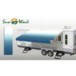 Sunwave RV Patio Awning Fabric - 12' Approx Width 11'2