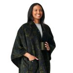 Sunbeam Cordless, On-The-Go Electric Heated Throw Blanket, Camo Green, Multicolor