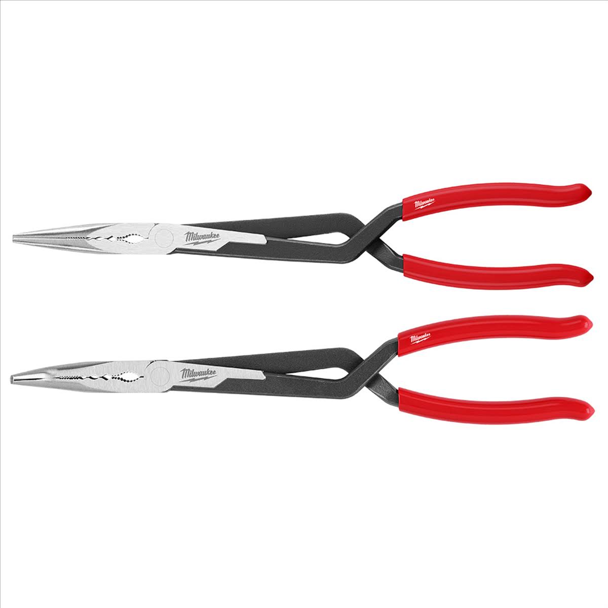 f4998314643ff8489c3f6ba32d1405581571c483d906a691257eb31a27d66180.jpg Milwaukee Tool 48-22-6542 Long Reach Pliers Set - Image 1