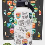 Wondery Fifty States Bucket List Water Bottle