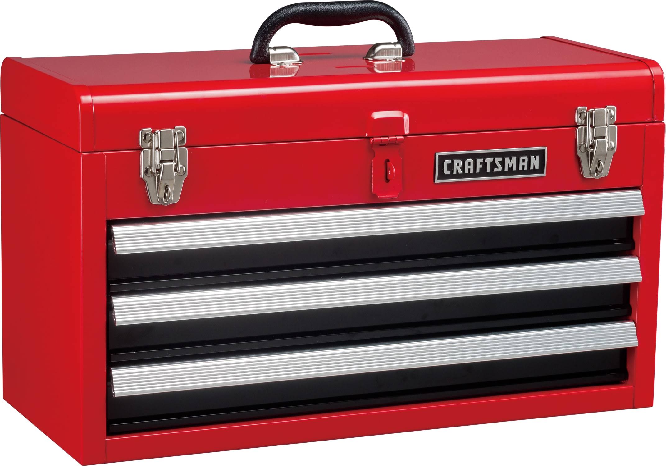 f4b1c193576ce04b2ef1726dba2c6926c2a651d2a0ff5e8ca849c982c92775bd.jpg Craftsman Tool Box, Metal, 20.5 Inch - Image 1