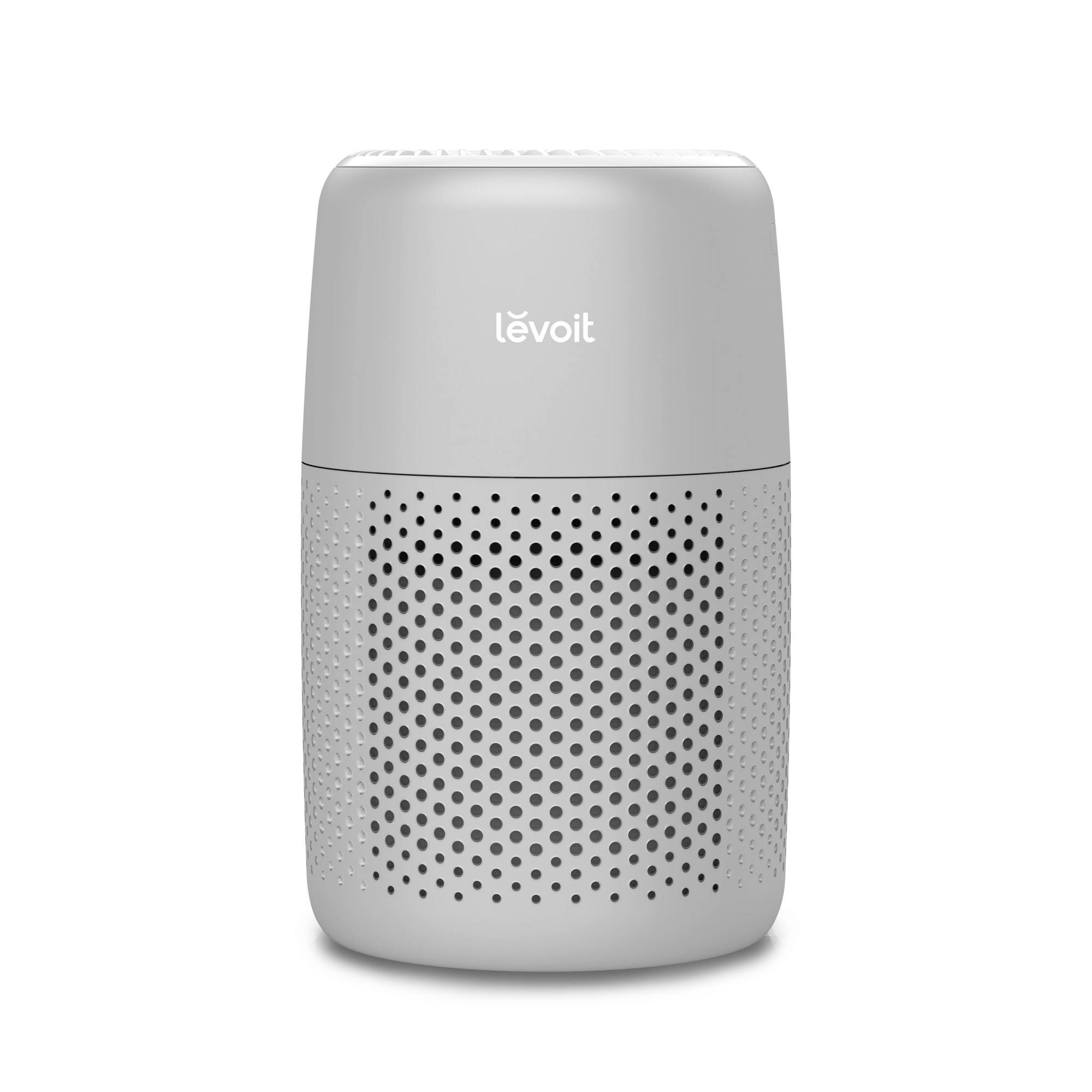 f4b94b1c7ec3806fb0f29f4fa8a11748d09e9c7da896e6d05e094e7672b35425.jpg Levoit Air Purifier Core Mini, HEPA Desktop Air Cleaner with Aroma for Bedroom, Office, Gray - Image 1