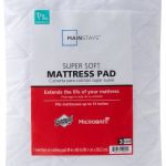 Mainstays Super Soft Mattress Pad, Antimicrobial, Twin, White