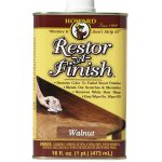Howard Restor-A-Finish Wood Finish, Walnut - 16 oz can