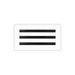 12x6 Modern AC Vent Cover - Decorative White Air Vent - Standard Linear Slot Diffuser - Register Grille for Ceiling, Walls & Floors - Texas