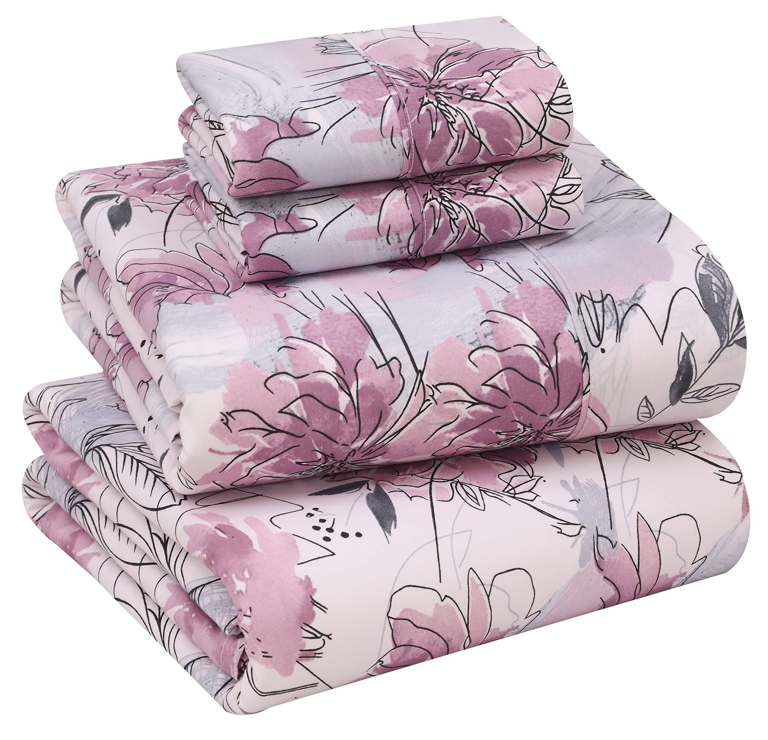 f50ceb8cdd347ef33bb6668e26dc08e1f1b7b041ad68a38bbd38eacd9caa4e78.jpg Ruvanti 100% Cotton Sheets for California King Size Bed - Crispy Cooling Percale Sheets - Breathable & Durable Cal King Sheet Set - 16 Inches Deep - Image 1
