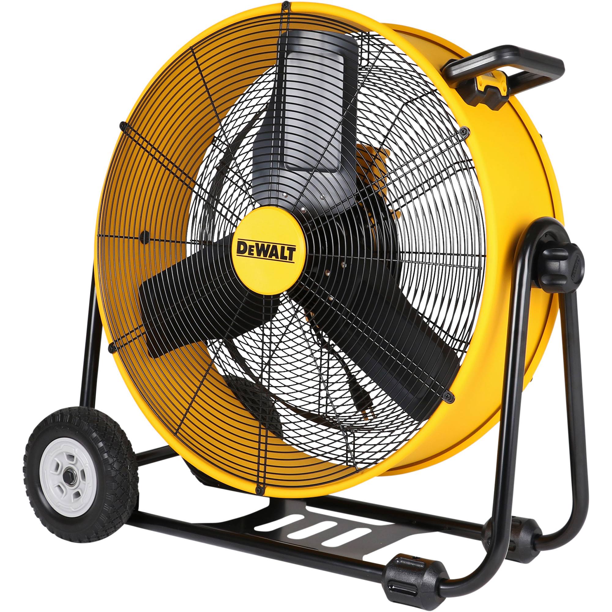 f57377d3af083d42f5f76a2fe4de5be62ce1c4d0facc966b13eb691cc9cb973d.jpg DeWalt 24 in Drum Fan - Image 1