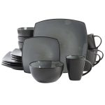 Soho Lounge 16 Piece Dinnerware Set Gibson Color: Eclipse