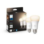 Philips Hue A19 Bluetooth Smart LED Bulb, 2-Pack, White