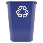 Rubbermaid Commercial Products Fg295773blue Deskside Recycling Container, 10 Gallon/41 QT, Blue