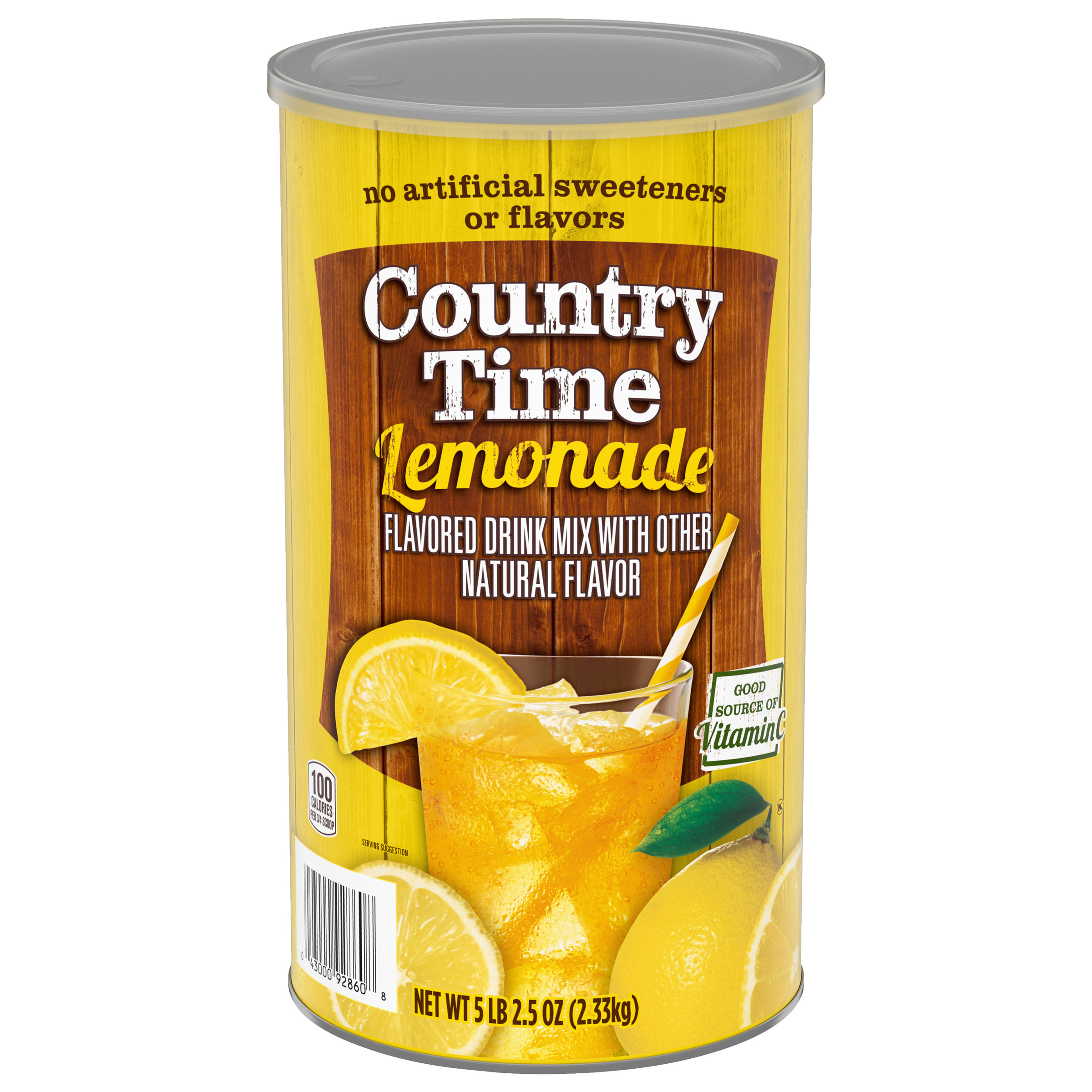 f5e4677364ef0ed39187dcb8cddc8b314695df02bcc38cc4c13d86d883356004.jpg Country Time, Drink Mix, Lemonade, 82.5 oz - Image 1