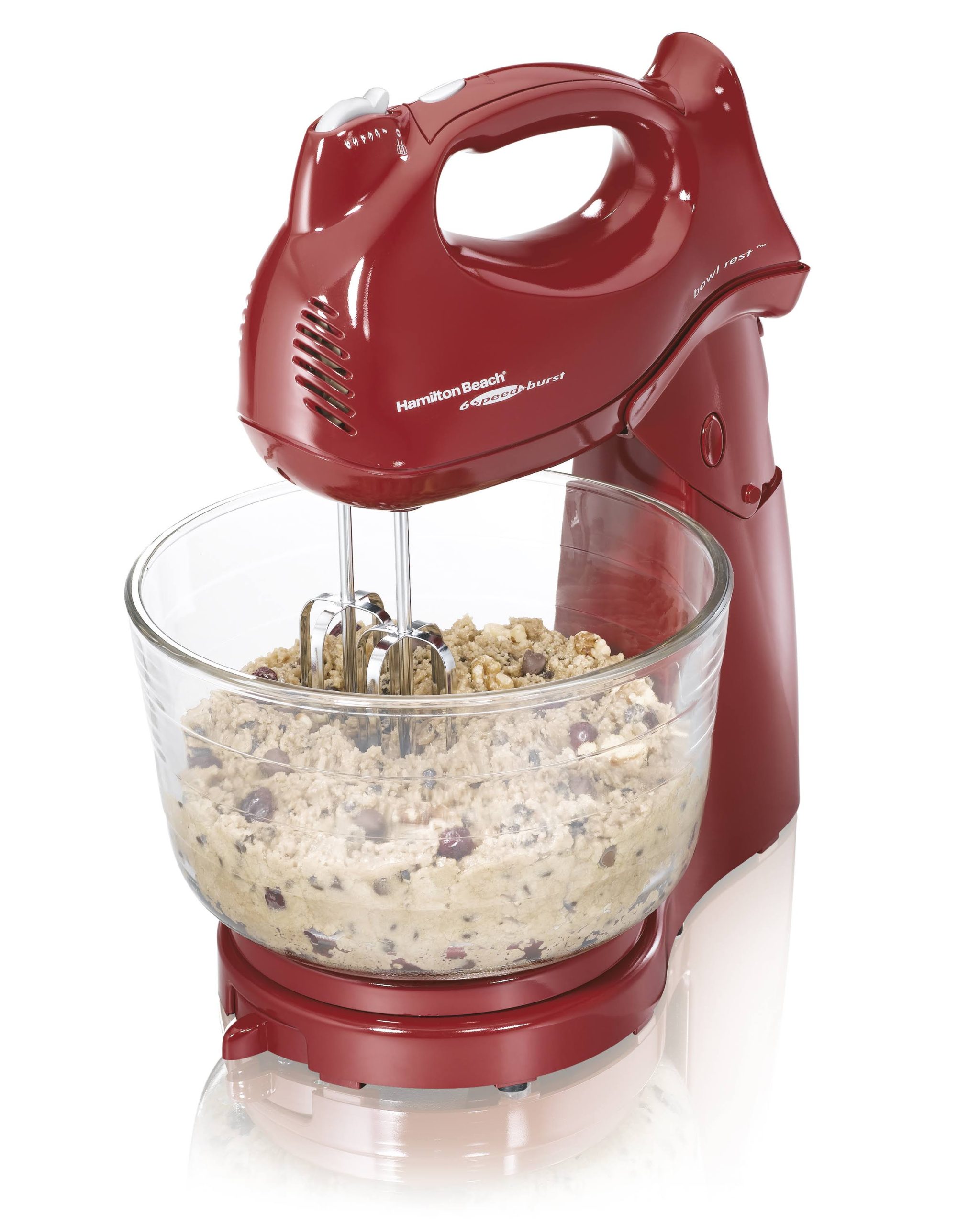 f5e9e1a10c68f785dfed7592a6a05b78ed69d5321a0a1ea03c209dc1adcff65d.jpg Hamilton Beach Power Deluxe 6469 Stand Mixer - red - Image 1