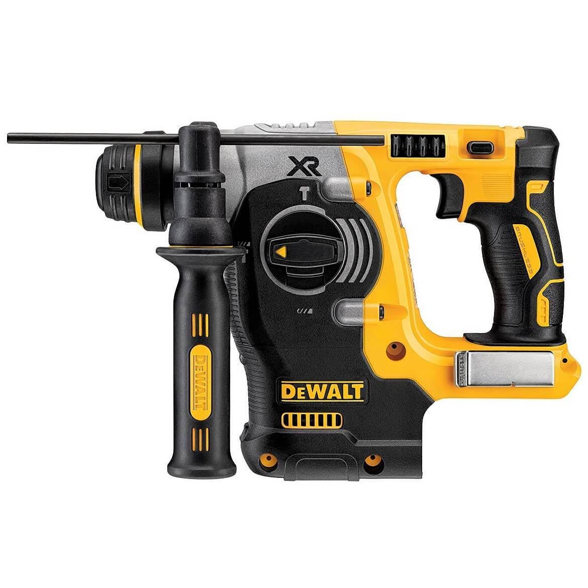 f60fba03f21d5b533a5553663d08e5fd9eaee90806e7dd0ee9488dcdb3a306ba-1.jpg DeWalt DCH273BR 20V Max Cordless Lithium-Ion Brushless SDS 3-Mode 1 in. Rotary Hammer (Bare Tool) - Image 1