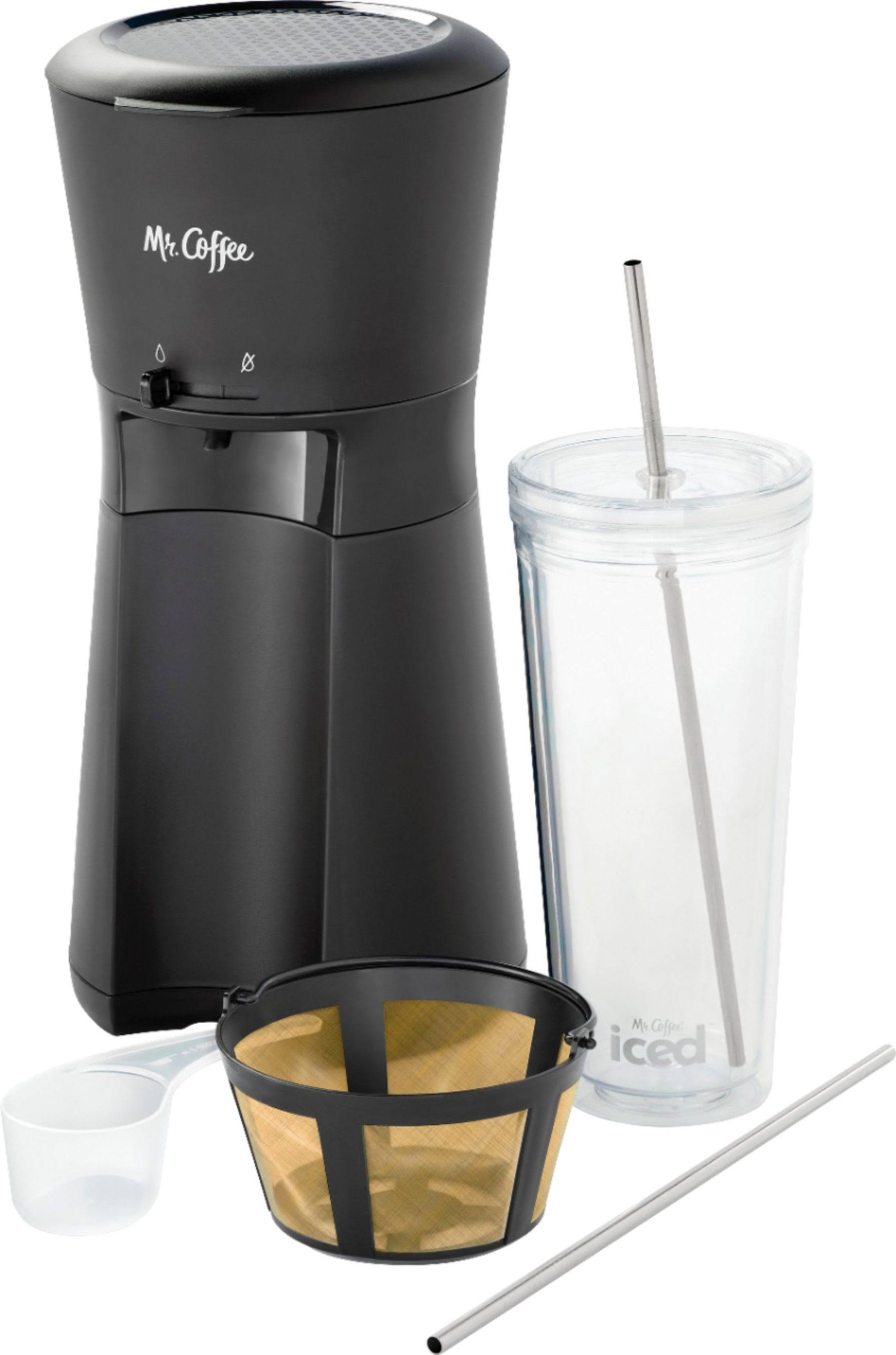 f61f0881cfe05d9f78423f7178ee0f484a4877a9f4689f595f880771abacb1fa.jpg Mr. Coffee Iced Coffee Maker - Image 1