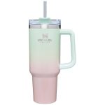 Stanley Dining | Stanley 40 oz Adventure Quencher Travel Tumbler Spearmintparfait Ombre | Color: Green/Pink | Size: Os | Kwisenb1's Closet
