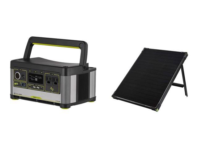 f677128c9040f48a1a97e81f9d59b698e3c333e8cfd806bdce61de7e89cce1eb.jpg Goal Zero Yeti 500X Portable Power Station + Boulder 50 Solar Kit - Image 1