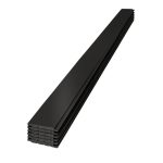 UFP-Edge 1 in. x 6 in. x 8 ft. Timeless Midnight Black Smooth Pine Nickel Gap Shiplap Board (6-pack)