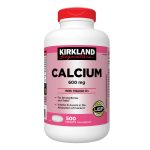 Kirkland Signature Calcium 600 Mg. with Vitamin D3, 500 Tablets