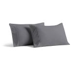 Cosy House Collection Luxury Bamboo Pillowcase Set - Standard - Grey
