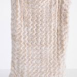Luxe Faux Fur Throw Blanket by Anthropologie in White
