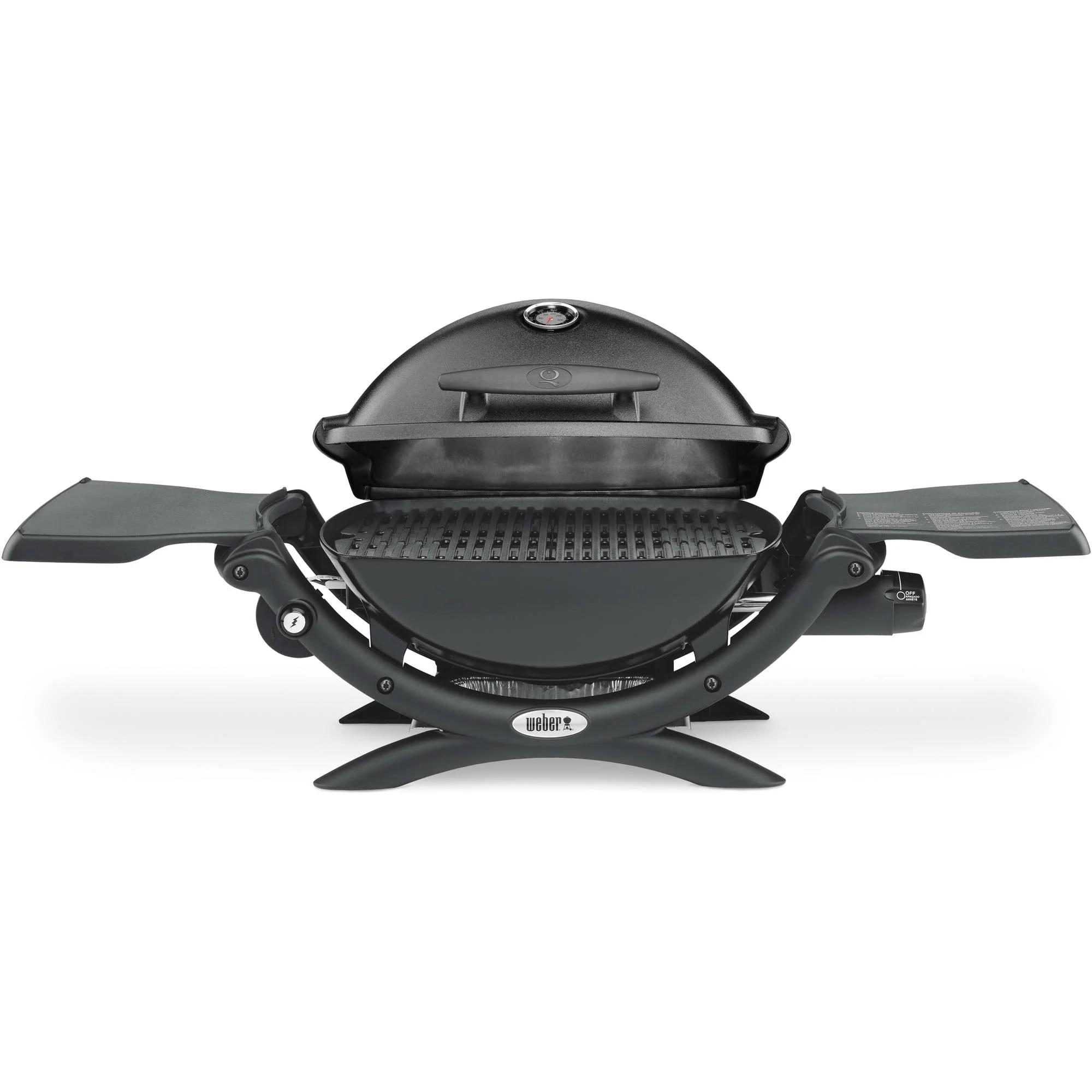 f7597b9a6993de82c3621be699d6e6560804fc69d38632aed570c63bffb216d1.webp Weber Q 1200 Portable Gas Grill, Black - Image 1