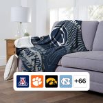 Officially Licensed NCAA Cloud Throw Blanket with Sherpa Back, 60" x 70" (Penn State Nittany Lions)