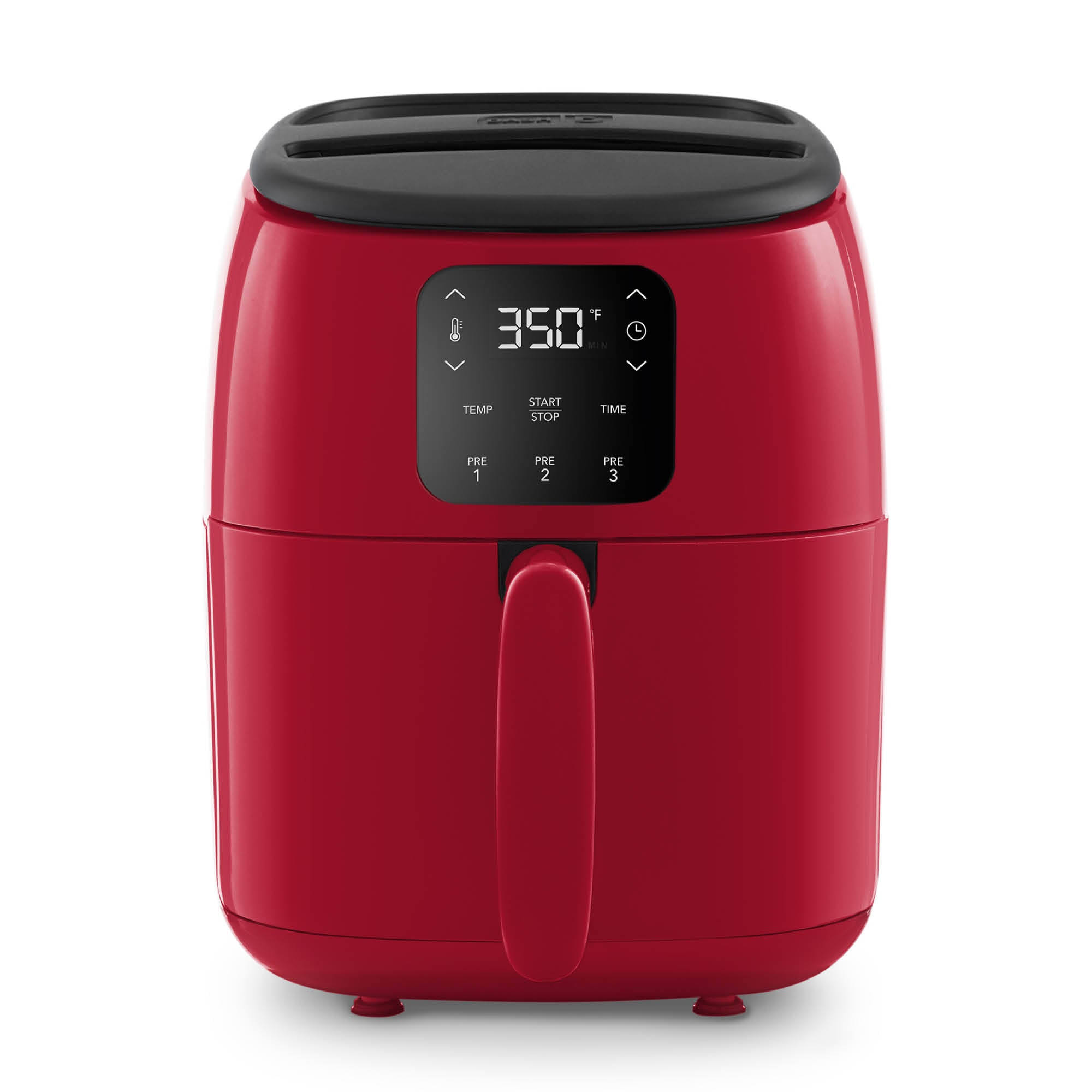 f78ef84a6a6dce946995a3368a956b4f3df975cf195f499878130e7bdbb8214f.jpg Dash Tasti-Crisp Digital Air Fryer with AirCrisp Technology, Custom Presets, Temperature Control, and Auto Shut Off Feature, 2.6 Quart - Red - Image 1