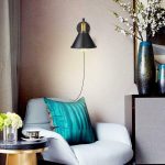 Arcomead Swing Arm Wall Lamp Wall Sconce 2-Pack Plug in Cord with Switch,Vintage Barn Wall Light Bronze Black Lamp Lobby, Hallway, Kitchen, Dining