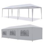 BBBuy 10'x30' Outdoor Party Wedding Tent Canopy Waterproof Camping Gazebo BBQ Shelter Pavilion Heavy Duty, 8 Removable Sidewalls (10X30)