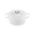Le Creuset 3.5 Qt. Signature Sauteuse - White