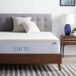 LUCID 2" Traditional Ventilated Foam Mattress Topper, Queen