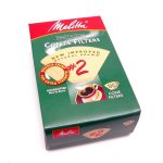 Melitta #2 Natural Brown Cone Coffee Filters - 100 count