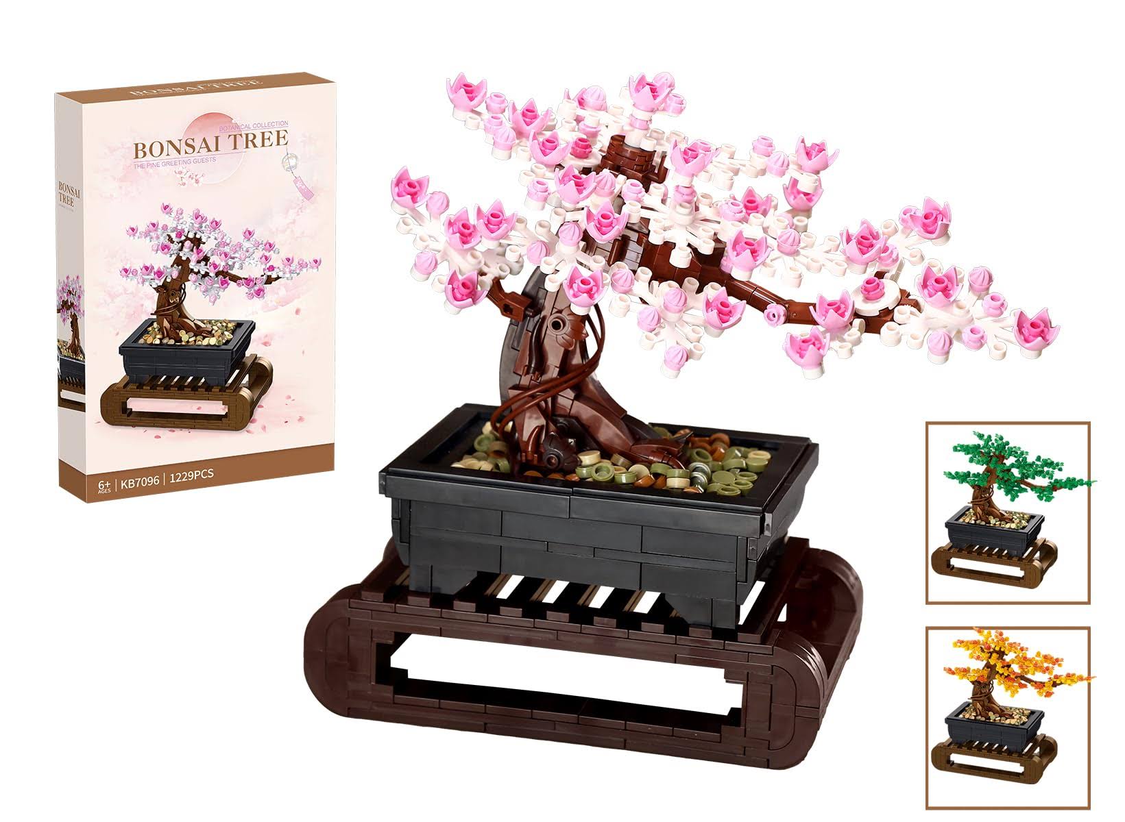 f8884d8f8c30c1dfdf9c5dcfec1528a833129f401f14abf5dbfbd11209ee1010.jpg Lombee Cherry Blossom Tree Building SetsArtificial Sakura Flowers Building ToysGift for Home Decor and Office Art - Image 1
