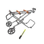 Ridgid AC9946-RPM121 Universal Mobile Miter Saw Stand with Mounting Braces and Black Fine Point Permanent Workshop Marker