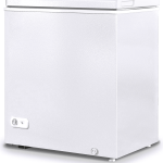 Muhub 10.0 cu ft Chest Freezer, Deep Freezer with Removable Baskets, Adjustable Temperature, White