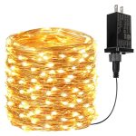 BHCLIGHT 66ft 200 LED Fairy Lights Plug in, Waterproof String Lights Outdoor 8 Modes Copper Wire Lights Bedroom Decor, Twinkle Lights for Girls Room