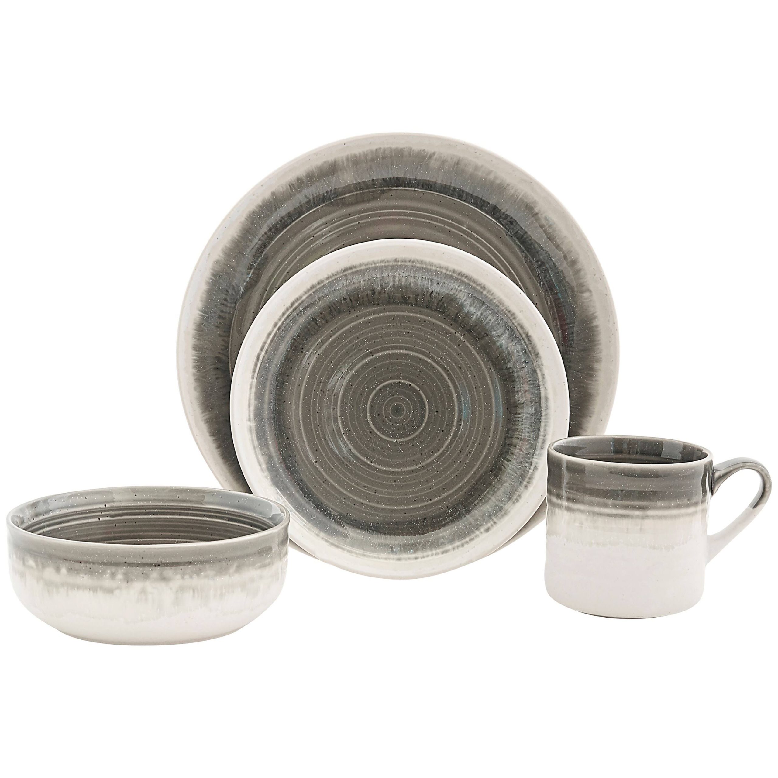 f8de07467d804fbd23146da334b32b42f6d3ef3ce191cfb025b0a13f20049a40-1.jpg Baum Hearth 16-Piece Dinnerware Set in Grey - Image 1