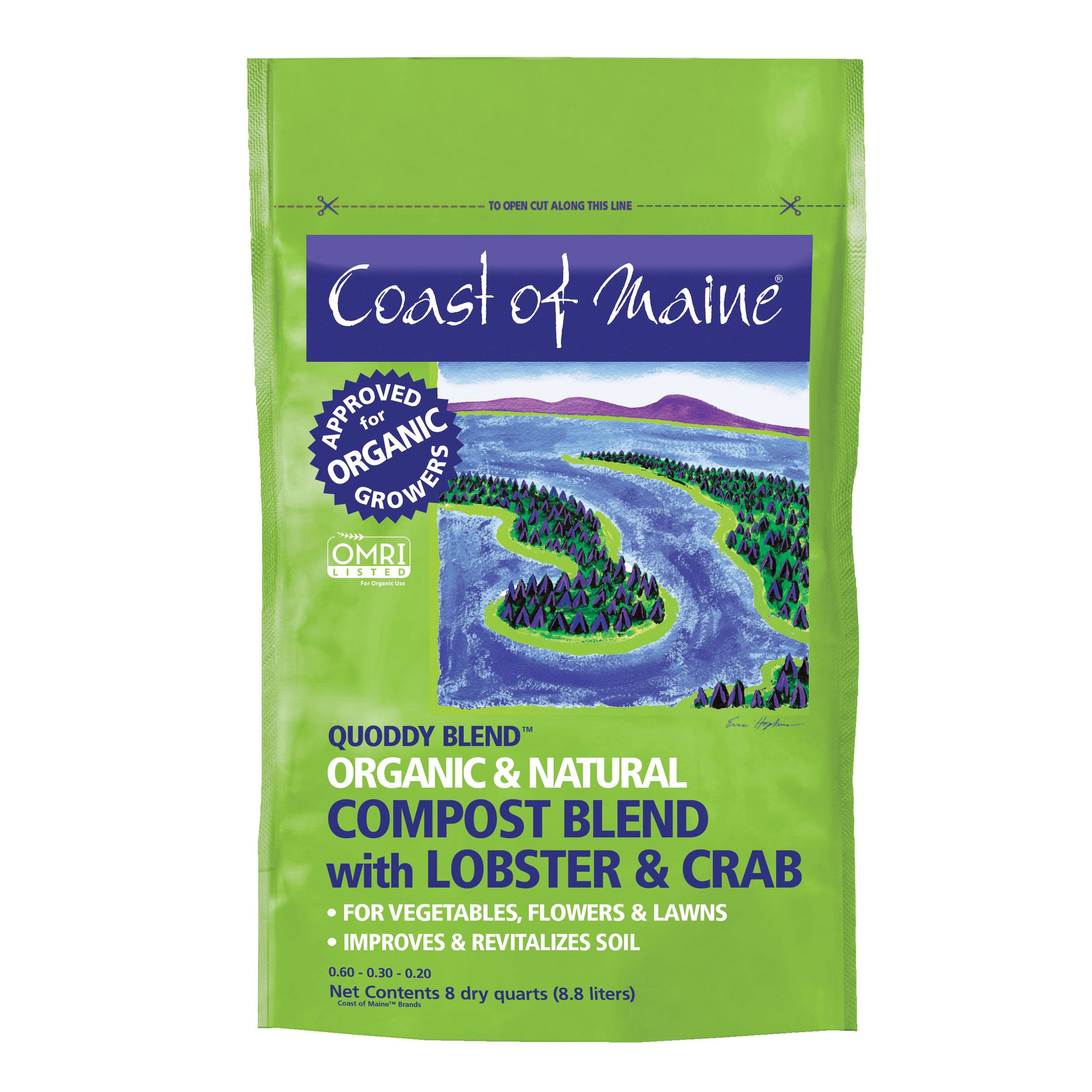 Coast of Maine - Quoddy Blend Lobster Compost, 8 qt