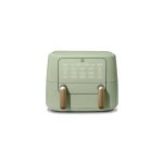 Beautiful 9Qt Trizone Air Fryer, Sage Green by Drew Barrymore